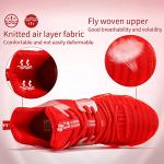 Red High-Top Basketball Sneakers for Kids