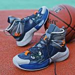 Navy High Top Basketball Sneakers for Men