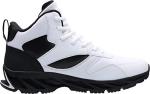 Men's White Basketball Shoes with Cushioning