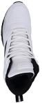 Men's White Basketball Shoes with Cushioning