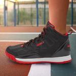 AND1 Showout Basketball Sneakers - Kids White/Black/Aqua