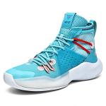 Cyan High Top Basketball Sneakers for Men