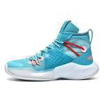 Cyan High Top Basketball Sneakers for Men