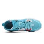 Cyan High Top Basketball Sneakers for Men
