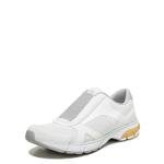 White Slip-On Sneakers with Orthotic Arch Support