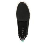 Black Knit Platform Sneakers with Arch Support