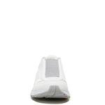 White Slip-On Sneakers with Orthotic Arch Support