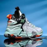 White Red High Top Basketball Sneakers