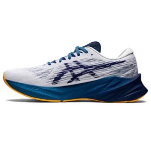 ASICS Men's NOVABLAST 3 Running Shoes - White/Ocean