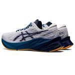 ASICS Men's NOVABLAST 3 Running Shoes - White/Ocean