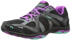 Ryka Women's Influence Black/Sugar Plum/Vivid Aqua Training Shoe 8 M US