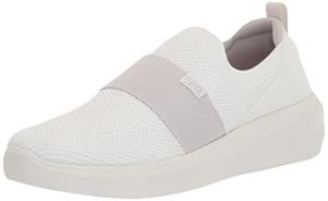 Ryka Women's Astrid Knit Slip On Sneaker, Brilliant White, 8.5 Wide