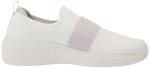 Ryka Women's Astrid Knit Slip On Sneaker, Brilliant White, 8.5 Wide