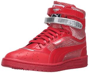 PUMA Women's Sky II HI Basketball Shoe - Cherry