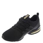 PUMA Women's Riaze Prowl Running Shoes, Black/Gold