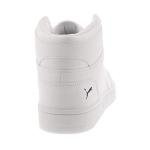 PUMA Rebound Layup Sneakers in White and Black