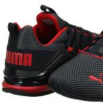 PUMA Women's Axelion Running Shoe, Black-Rose Gold