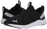 PUMA Women's Prowl Slip-On Sneakers, Black/White