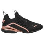 PUMA Women's Axelion Running Shoe, Black-Rose Gold