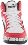 Puma Men's Rebound Layup Sneakers - White/Black/Red