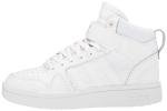 adidas Women's Postmove Mid Basketball Sneakers, White/Grey
