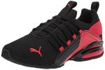 PUMA Men's Axelion Spark Sneakers in Black/Red