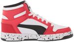Puma Men's Rebound Layup Sneakers - White/Black/Red