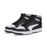 PUMA Men's Rebound Layup Sneakers, Black White, Size 7