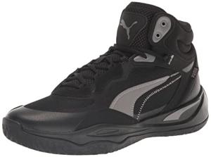 PUMA Playmaker Pro Mid Sneakers for Men, Black