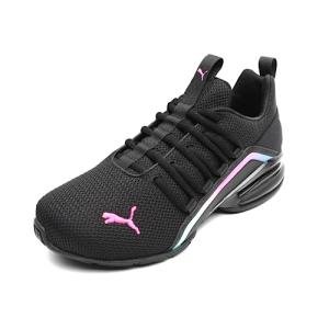 PUMA Axelion Fade Sneakers in Black/Pink 42.5
