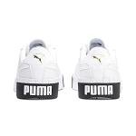 PUMA Women's Cali Sneaker in White/Black