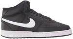 Nike Women's Court Vision Mid Sneaker, Black/White, 6.5 Regular US