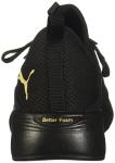 PUMA Women’s Foam Running Shoes, Shine Black/Gold