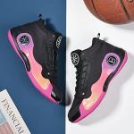 Knicy Women’s High Top Basketball Sneakers - Black