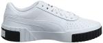 PUMA Women's Cali Sneaker in White/Black