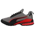 PUMA Viz Runner Sport Running Shoe Mens Running 11 DM US CastlerockHigh Risk RedBlack