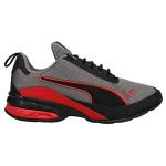 PUMA Viz Runner Sport Running Shoe Mens Running 11 DM US CastlerockHigh Risk RedBlack