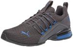 PUMA Men's Axelion Sneakers, Castlerock-Palace Blue