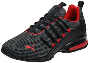 PUMA Men's Axelion Spark Sneakers in Black/Red
