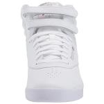 Reebok Girls' White F/S HI Sneakers, Size 7