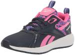 Reebok Girls Durable XT Sneaker, Vector NavyV/Vector NavyV/Lilac Glow, 13 Little Kid