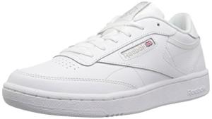 Reebok Unisex-Kid's Club C Sneaker, White/Sheer Grey, 3.5