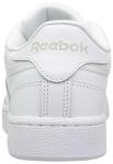 Reebok Unisex-Kid's Club C Sneaker, White/Sheer Grey, 3.5