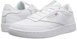 Reebok Unisex-Kid's Club C Sneaker, White/Sheer Grey, 3.5