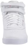 Reebok Girl's F/S HI Sneaker, White, 4 M US Big Kid