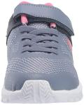 Reebok Baby-Girl's Rush Runner Alternate Closure Running Shoe, Indigo/Navy/Pink, 3 M US Infant