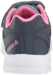 Reebok Baby-Girl's Rush Runner Alternate Closure Running Shoe, Indigo/Navy/Pink, 3 M US Infant