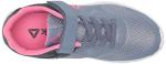 Reebok Baby-Girl's Rush Runner Alternate Closure Running Shoe, Indigo/Navy/Pink, 3 M US Infant
