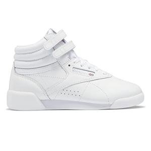 Reebok Girls Freestyle Hi Sneaker, FTWR White/FTWR White/FTWR White, 3 Big Kid