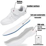 DVTENI Unisex Kids White Antiskid Tennis Sneakers